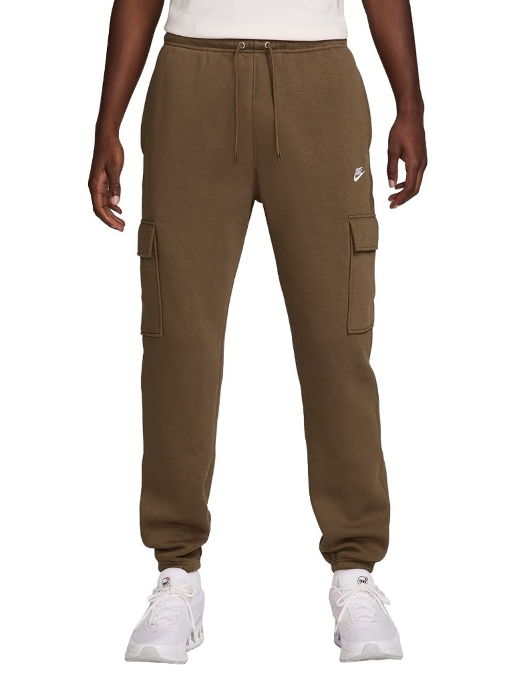 New! Nike Club Cargo Fleece Sweatpants - Men's XXL Brown Athletic Pants